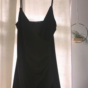 Olive green cocktail dress